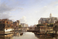 KS 087
<br/>
Stadsgezicht
<br/>
<em>Karsen, Kasparus (1810-1896)</em>